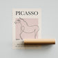 Picasso - Horse II Exhibition  Poster - Vintage Line Art Poster, Minimalist Line Drawing, Ideal Home Decor or Gift Print