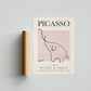 Picasso - Elephant, Exhibition Vintage Line Art Poster, L'éléphant Minimalist Line Drawing, Ideal Home Decor or Gift Print