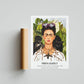 Frida Kahlo - Self Portrait Exhibition Poster, Vintage Home Decor, Wall Art Poster Print