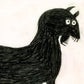 Bill Traylor Americana art | Teethy cat | Black cat | Animal folk art | Cat wall art | African American self-taught artist