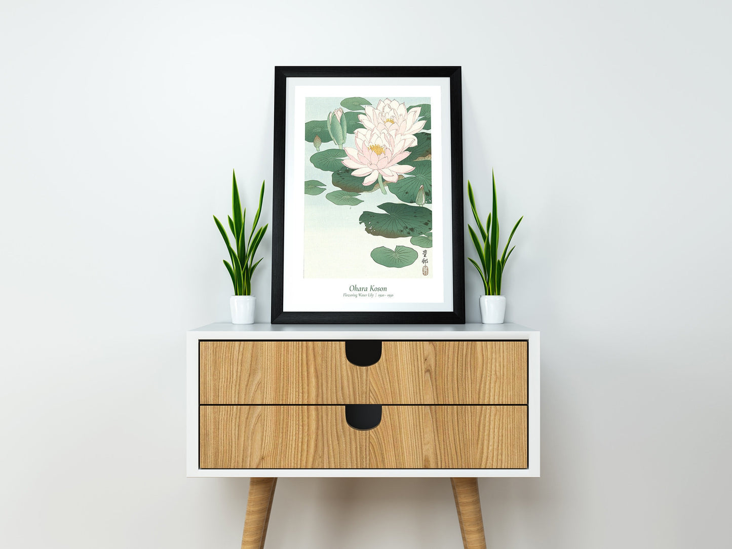 Ohara Koson - Water Lily Japanese Art Print Home Décor Wall Art