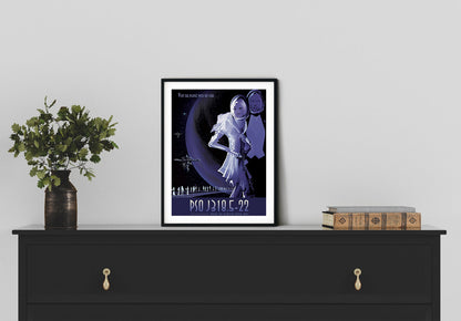 Afiche del espacio vintage
