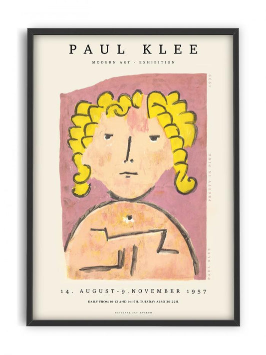 Head of a Child (Kopf eines Kindes) by Paul Klee - Exhibition Poster