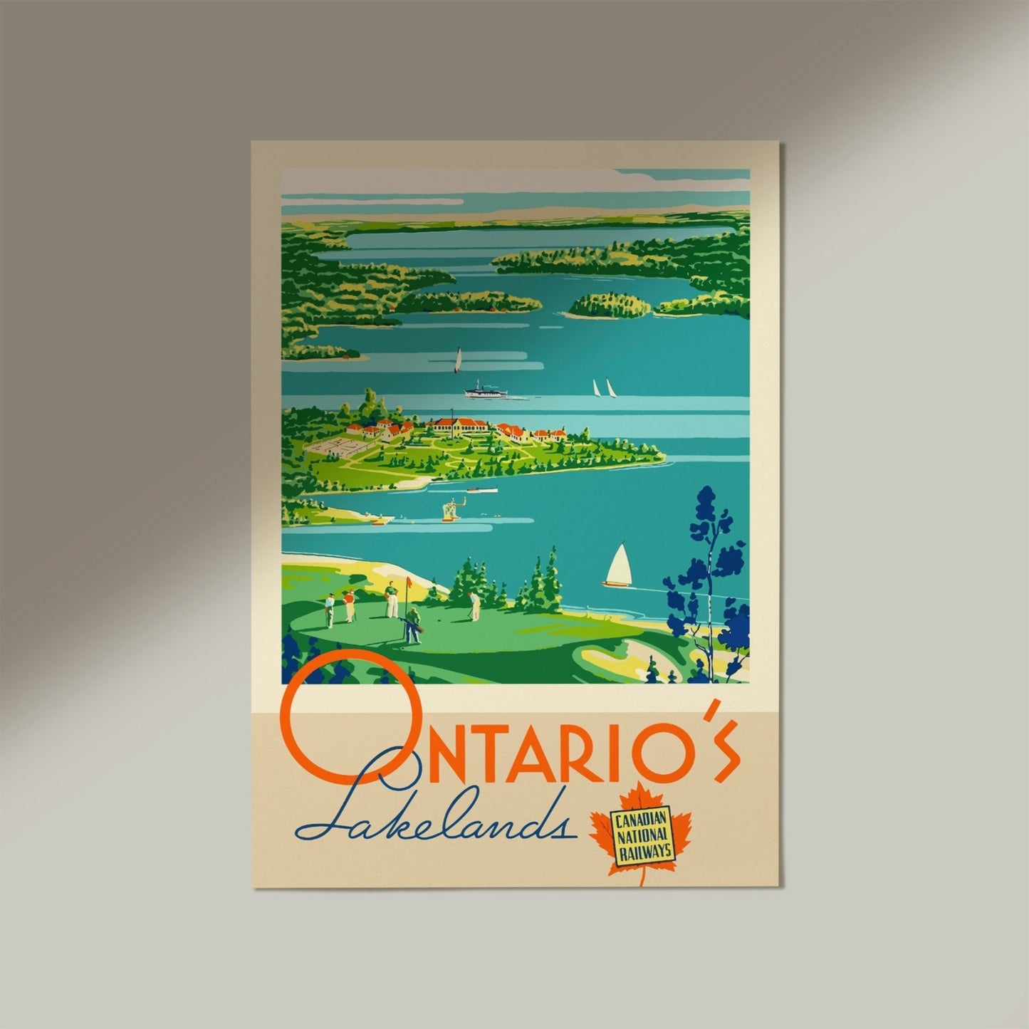 La región de los lagos de Ontario