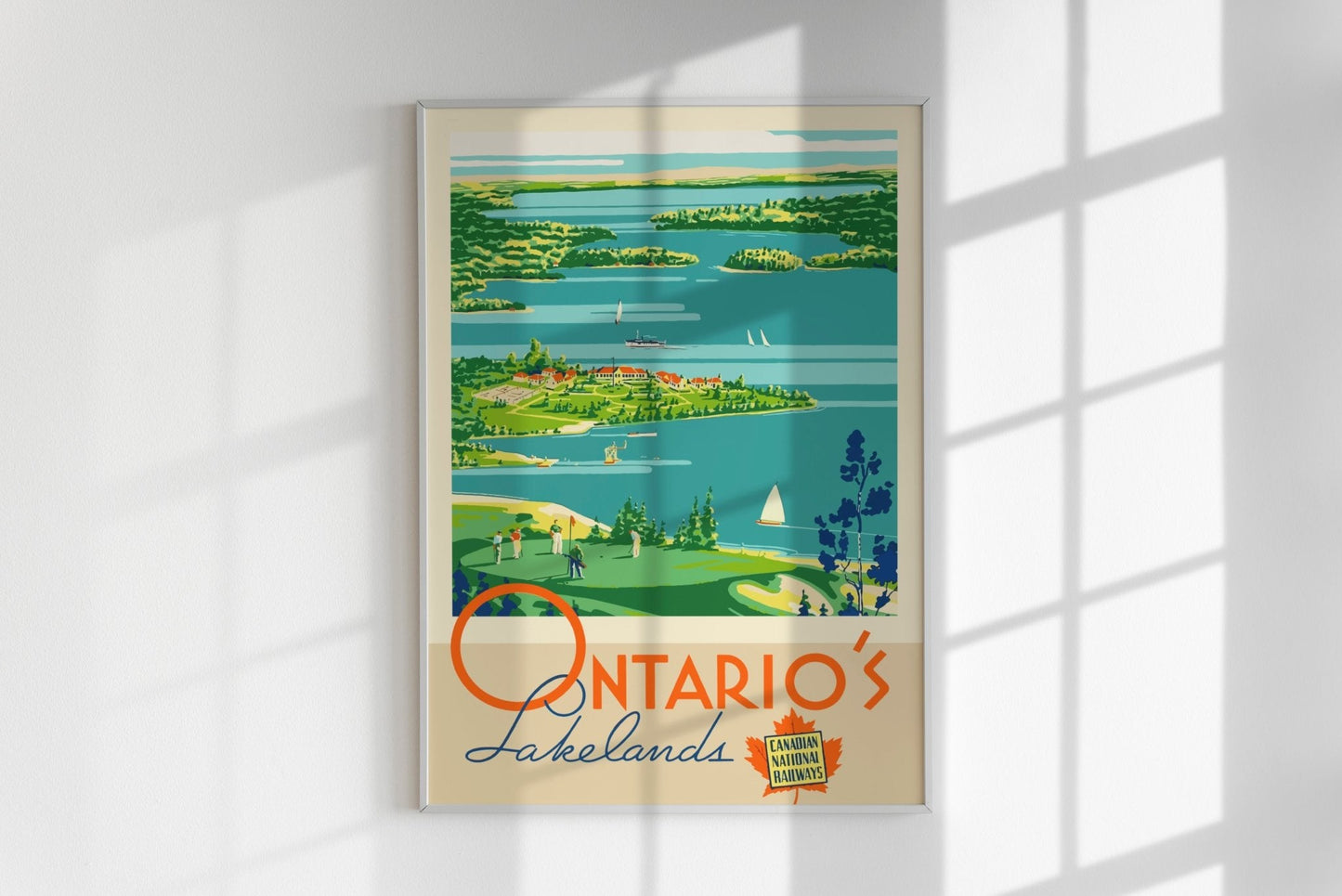 La región de los lagos de Ontario