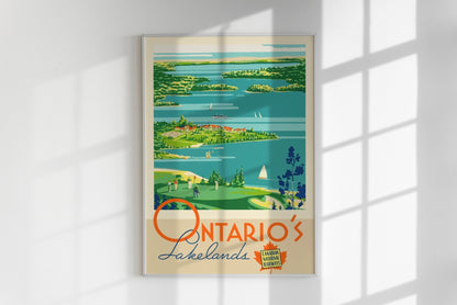 La región de los lagos de Ontario