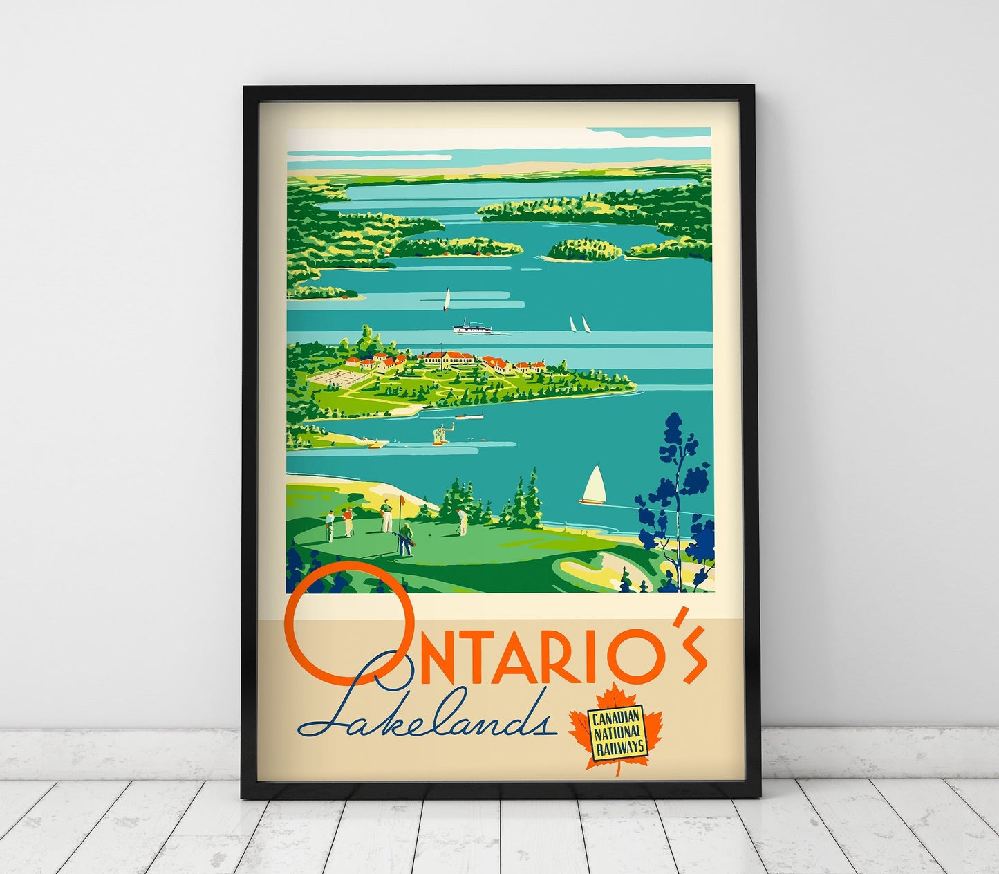 La región de los lagos de Ontario