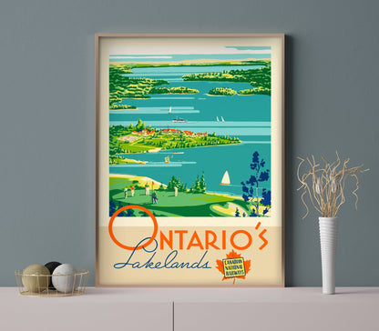 La región de los lagos de Ontario